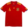 Virallinen Fanipaita Espanja A. Iniesta 6 2010 Retro Kotipelipaita - Miesten